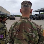 Obóz w Rančířovie amerykańscy żołnierze w Czechach