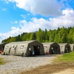 Obóz w Rančířovie Amerykańscy żołnierze w Czechach